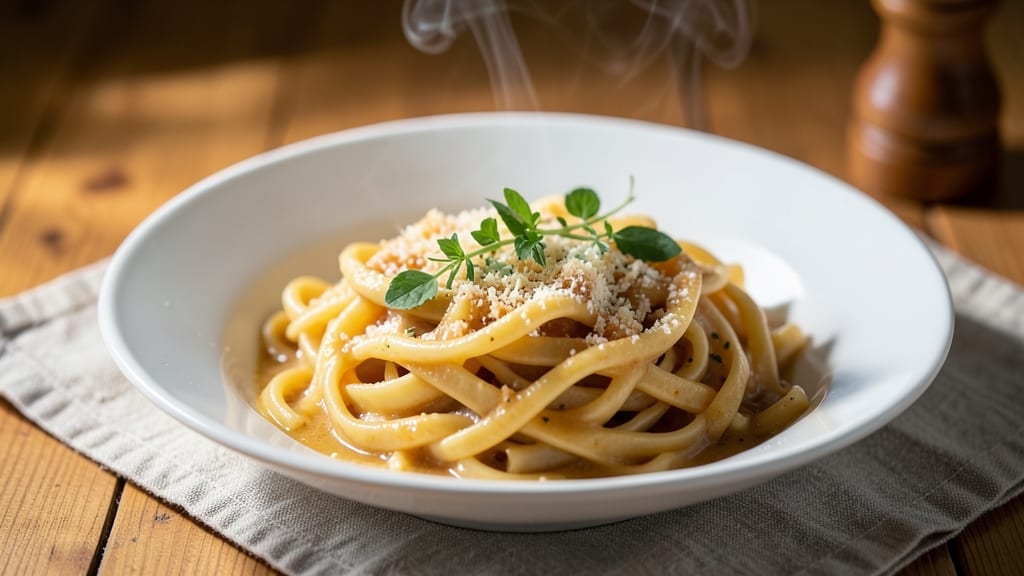 Authentic Italian Macaroni and Cheese Recipe: Al Dente Pasta Hugged in Tangy Parmesan Cream