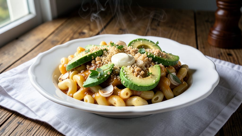 Avocado Mac And Cheese Recipe: Creamy Green Twist With Crispy Breadcrumbs