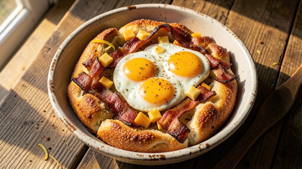 Bacon Egg and Cheese Monkey Bread Recipe: Pull-Apart Crunch With Melty Centers