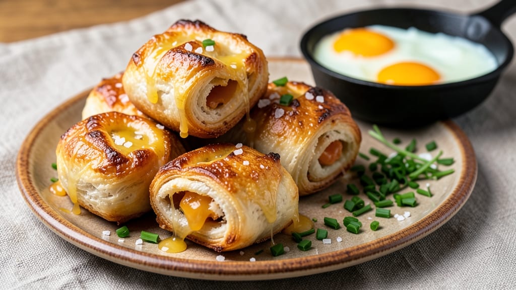 Baked Cheese Rolls Recipe: Crispy Shells Stuffed With Melty Cheese
