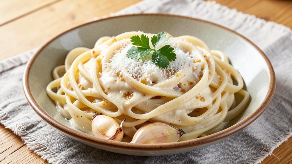 Alfredo Cheese Pasta Recipe: Al Dente Noodles Drowned in Velvety Parmesan