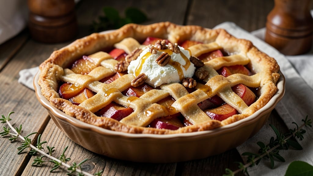 Apple Pie Goat Cheese Recipe: Savory-Sweet Twist With Tangy Crème Fraîche Swirl