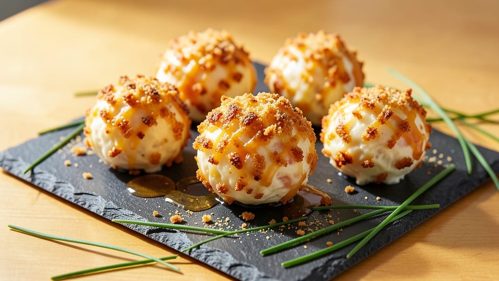 Baked Cheddar Cheese Balls Recipe: Golden Crunch and Melty Cheese Bliss