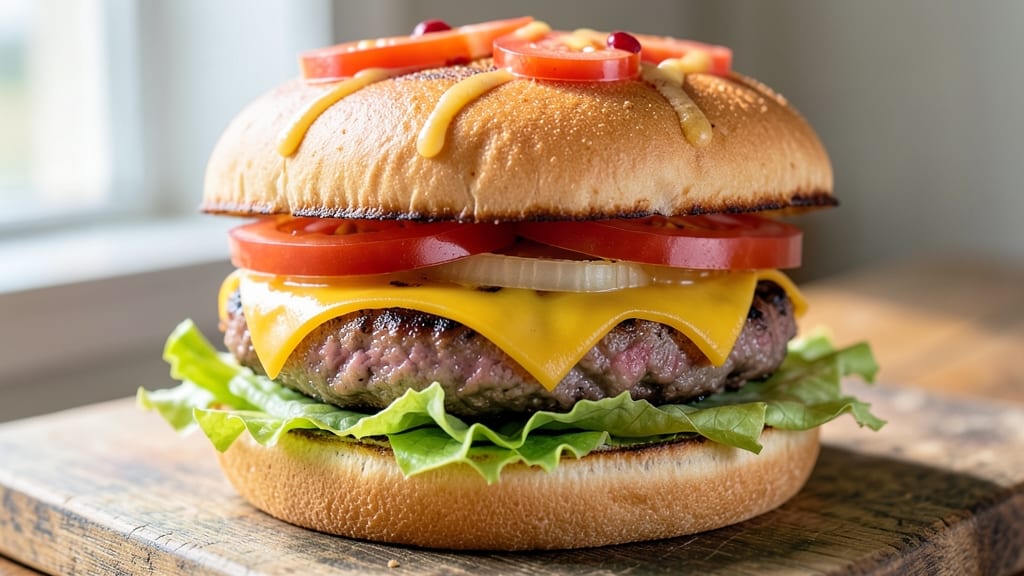 Beef and Cheese Burgers Recipe: Juicy Patties with Melty Cheese Rivers