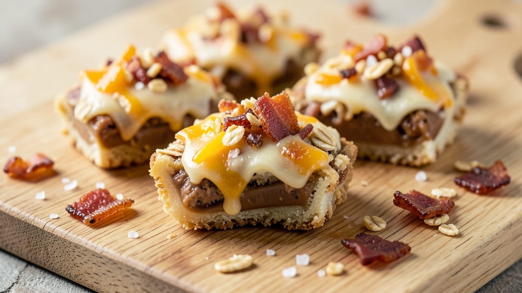Bacon and Cheese Dog Treats Recipe: Crunchy Bites with Melty Edges