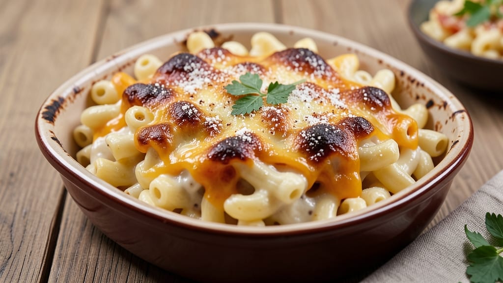 Baked Mac N Cheese Recipe with Heavy Cream: Ultra-Creamy, Bubbly Top Every Time